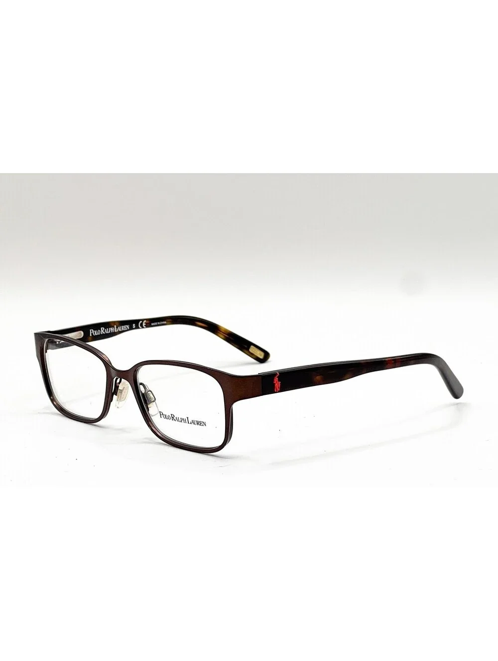 Polo Ralph Lauren 8032 507 Brown Rectangle Authentic Eyeglass Frames 44-15